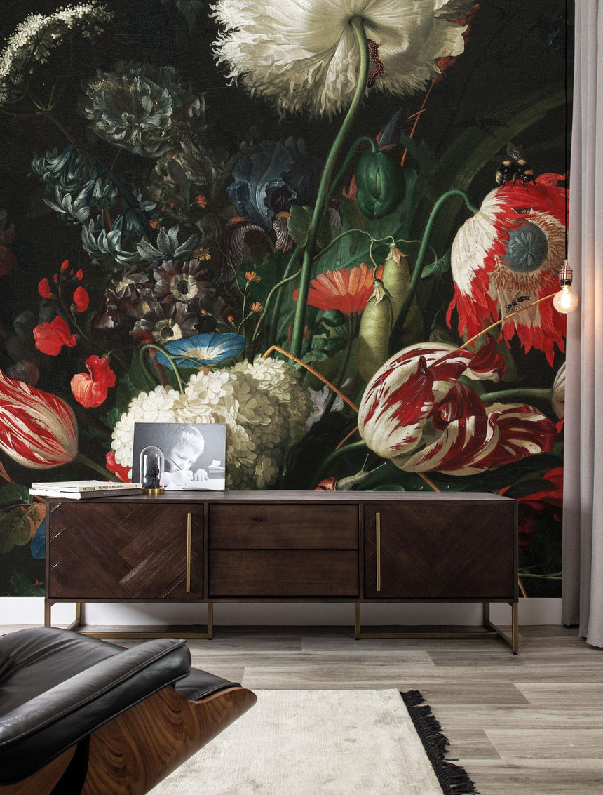 Golden Age Flowers I, 6 paneles tapéta-1