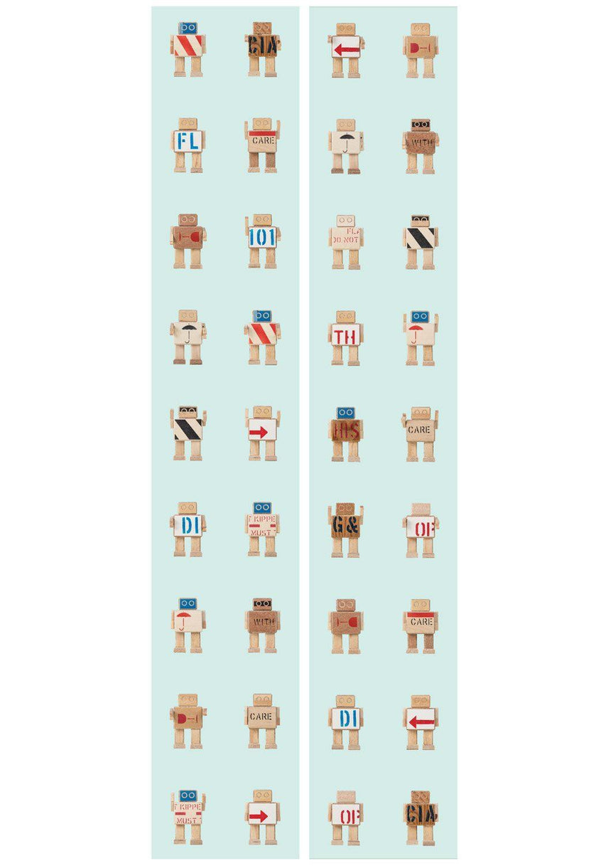 Rijkswachters világoskék tapéta-1