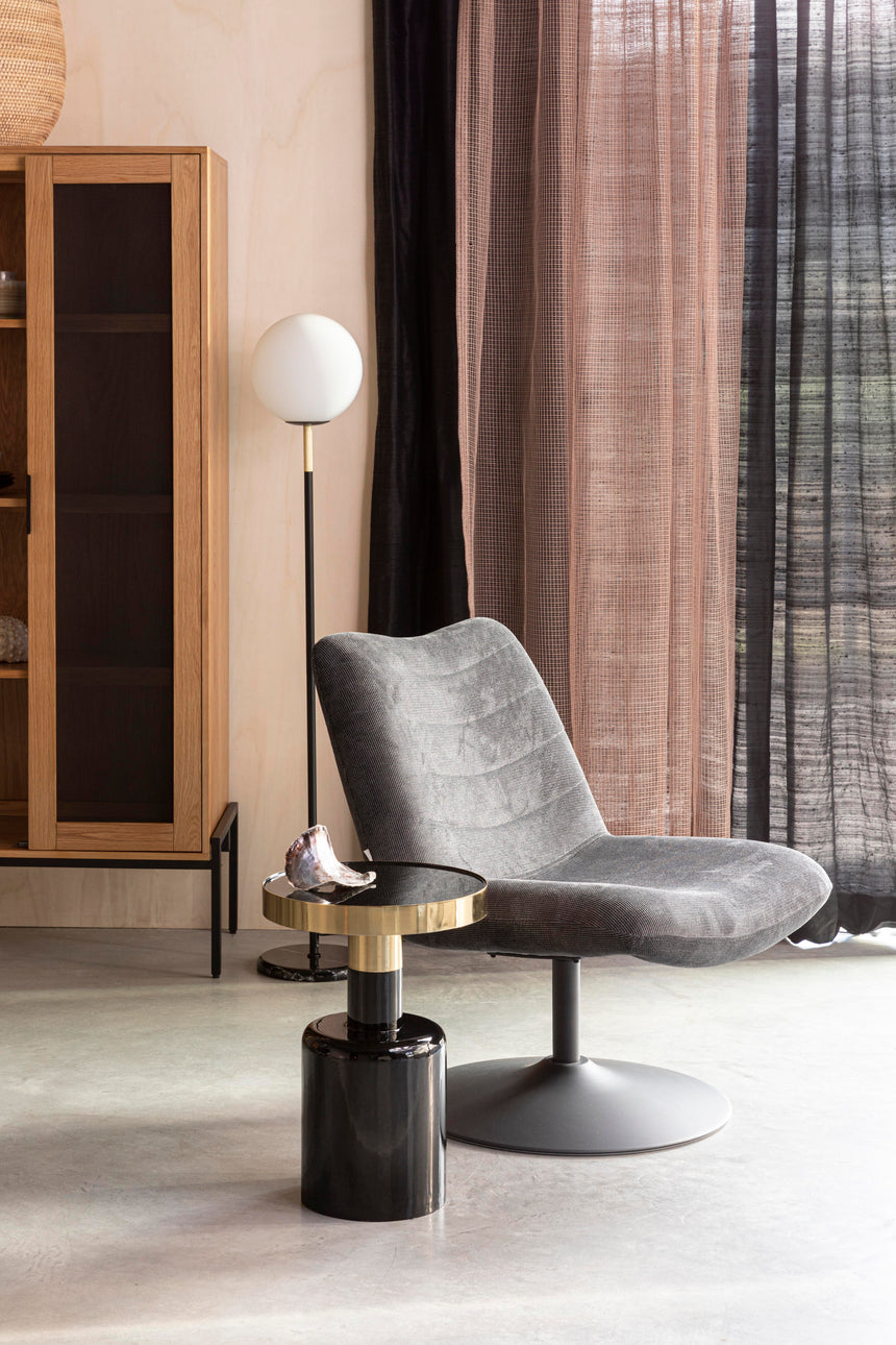 Glam fém lerakóasztal