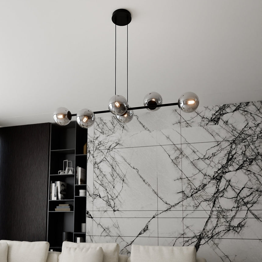 Rossi 6 BL fém függőlámpa