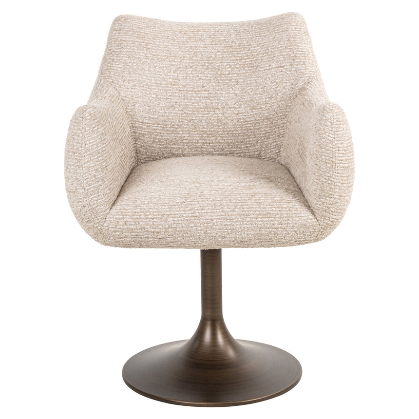 Aldo étkezőszék – Forgó funkcióval, tweed kárpitozással