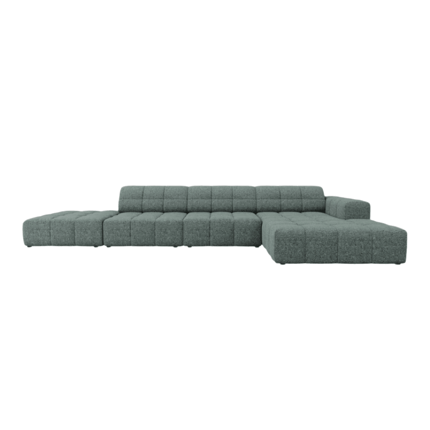 Jennifer right-hand chenille corner sofa 341x166