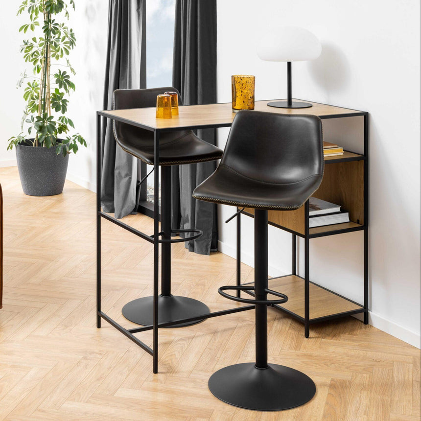 Oregon textilbőr bárszék légrugós lábbal-7