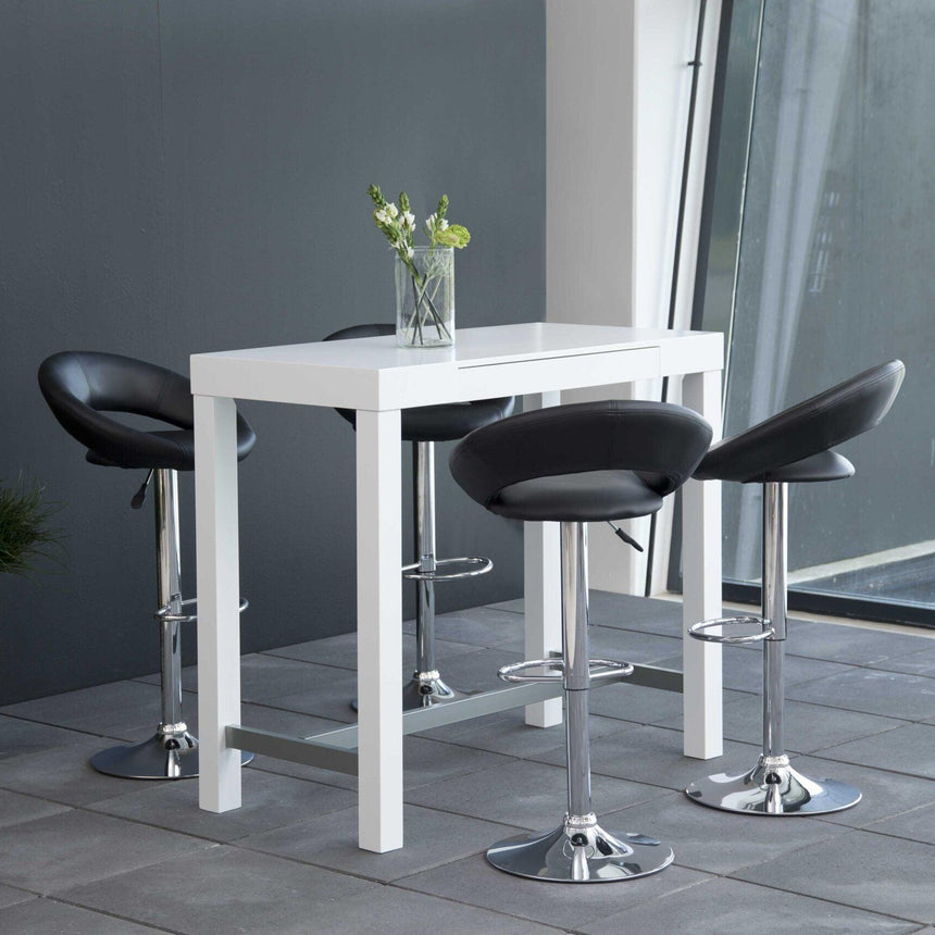 Plump textilbőr bárszék-4