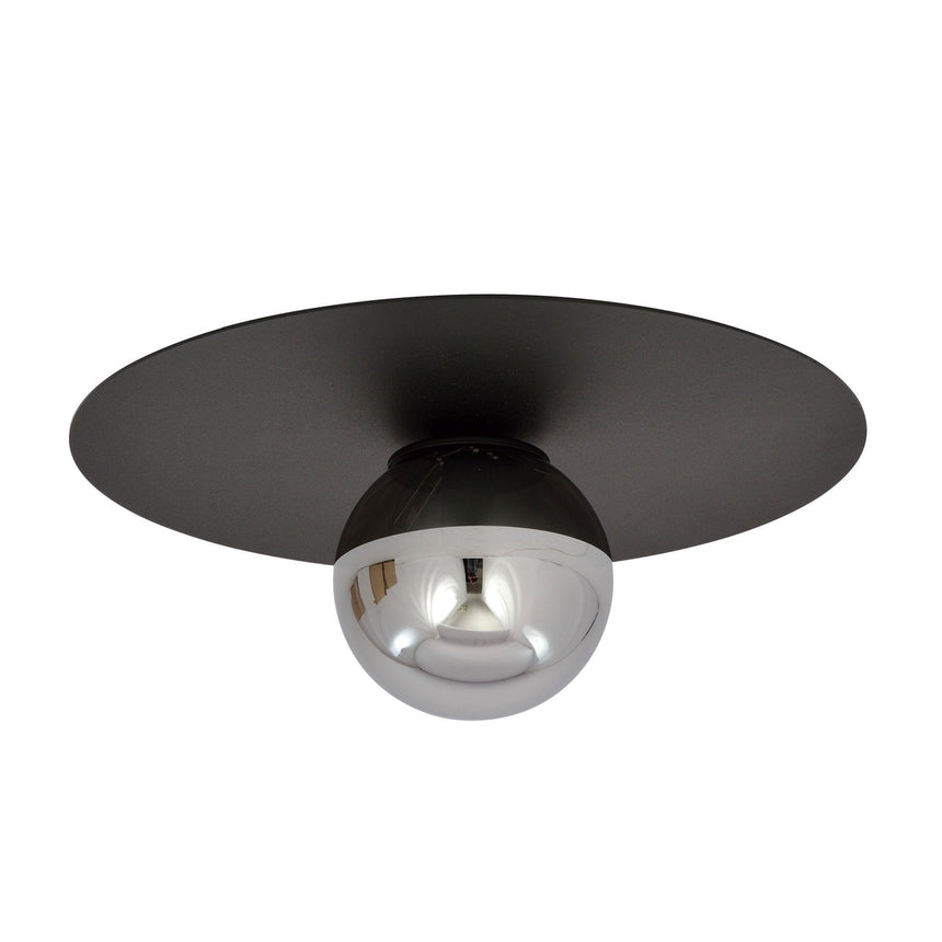 Solar 1 Graphite metal ceiling lamp
