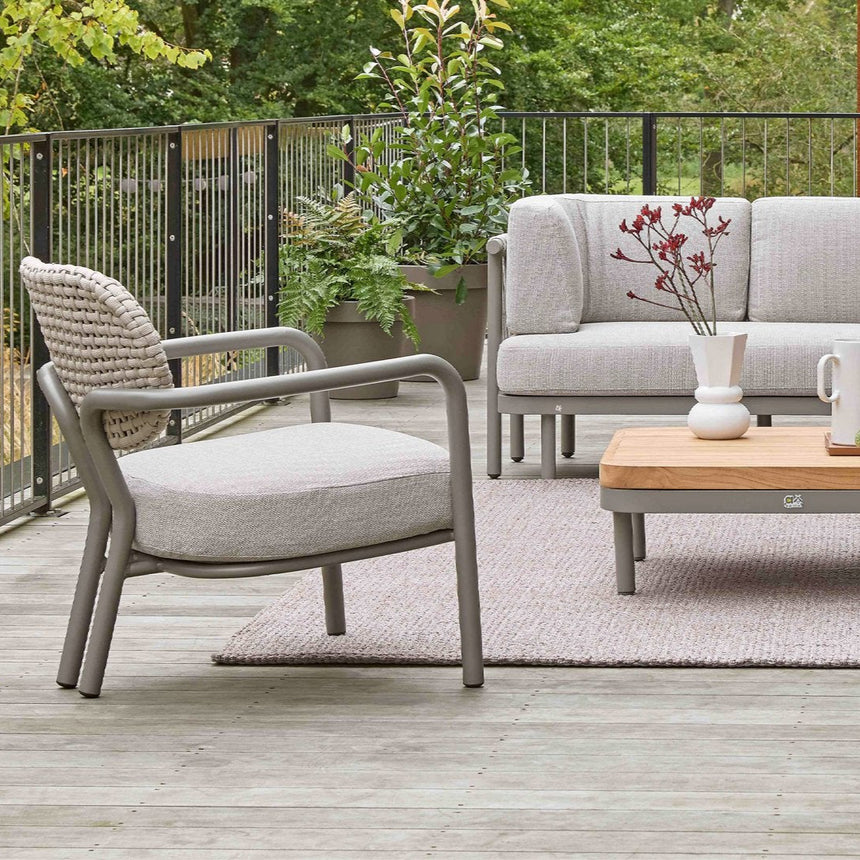 Lugano fém kerti fotel