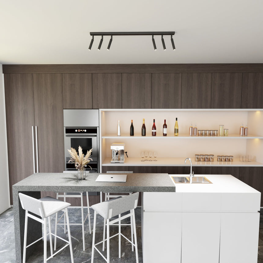 Ivi 6 fém mennyezeti lámpa