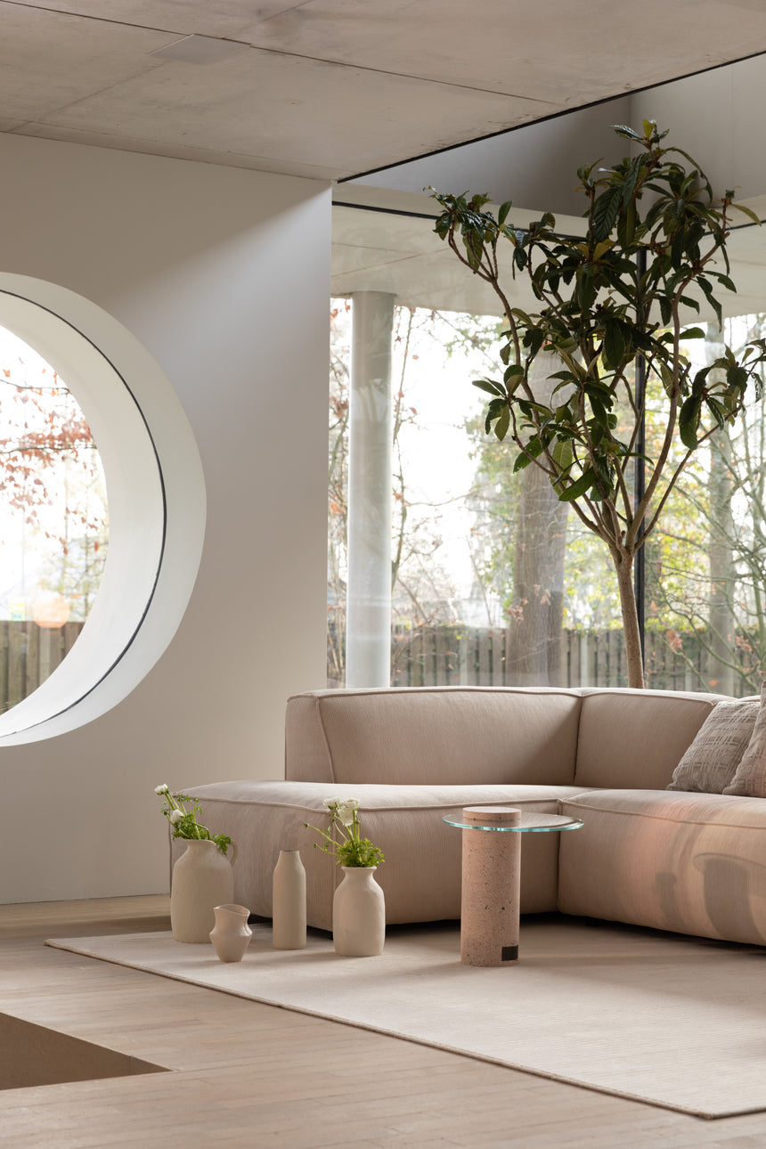 Fat Freddy balos kordbársony sarokkanapé