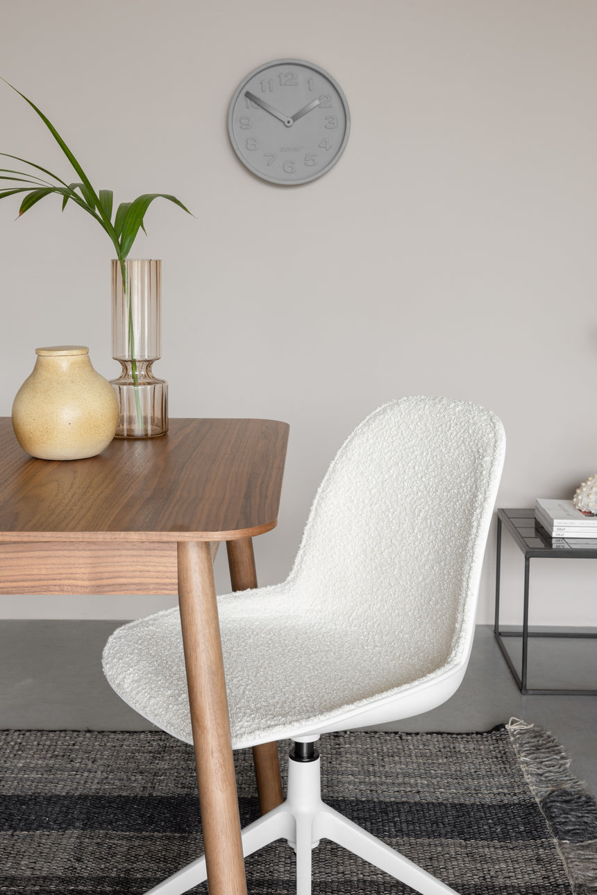 Albert Kuip bouclé swivel chair