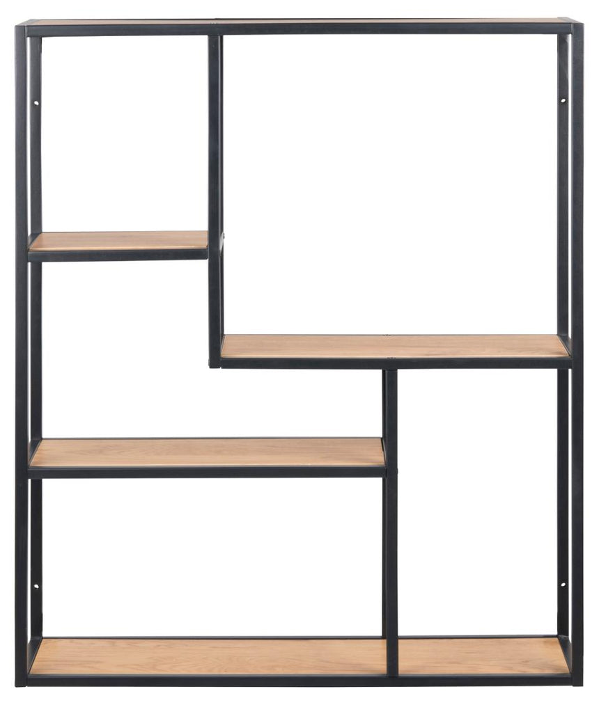 Seaford wooden wall shelf 75x91