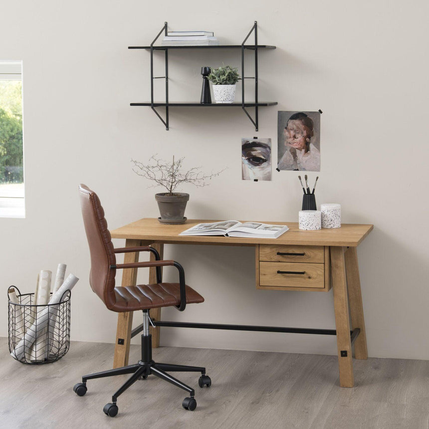 Winslow textilbőr forgószék-4