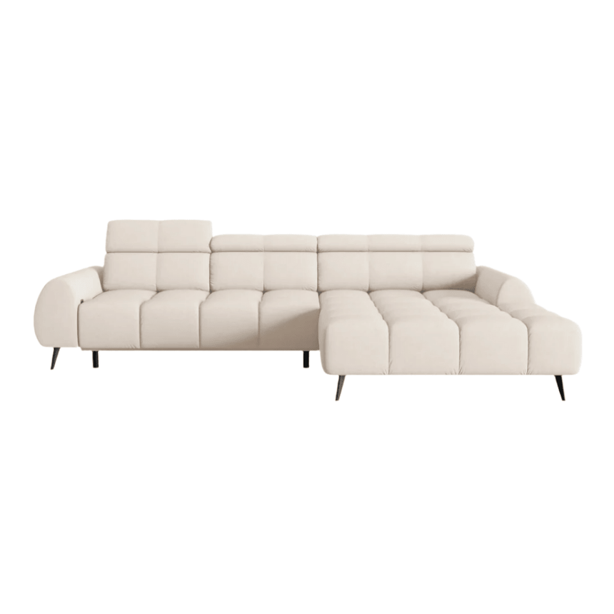 Alyse right-hand fabric corner sofa