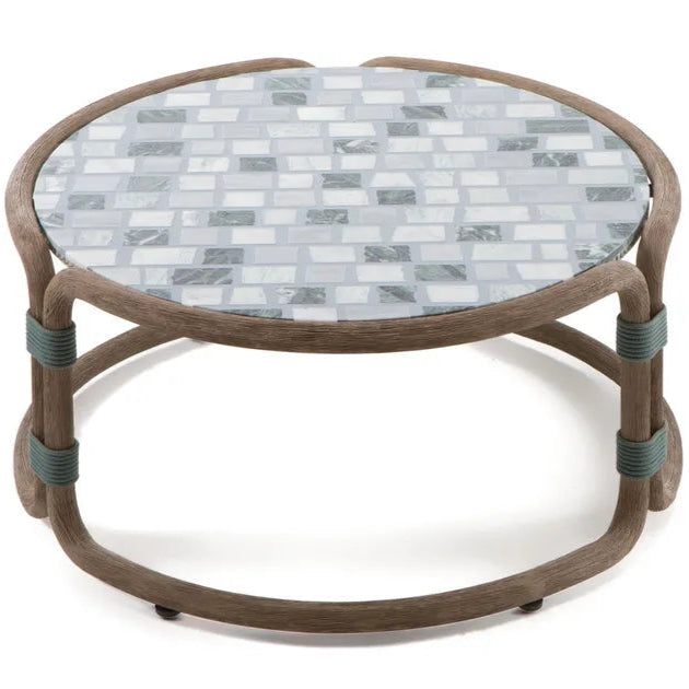 Rotin kerti dohányzóasztal