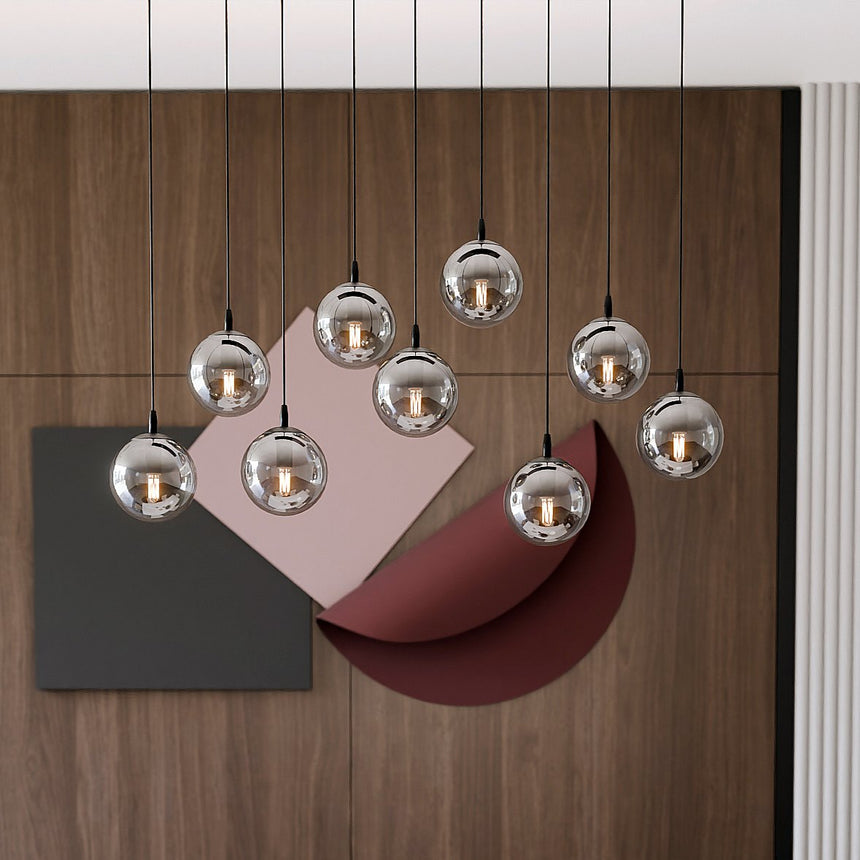 Cosmo 9 BL fém függőlámpa