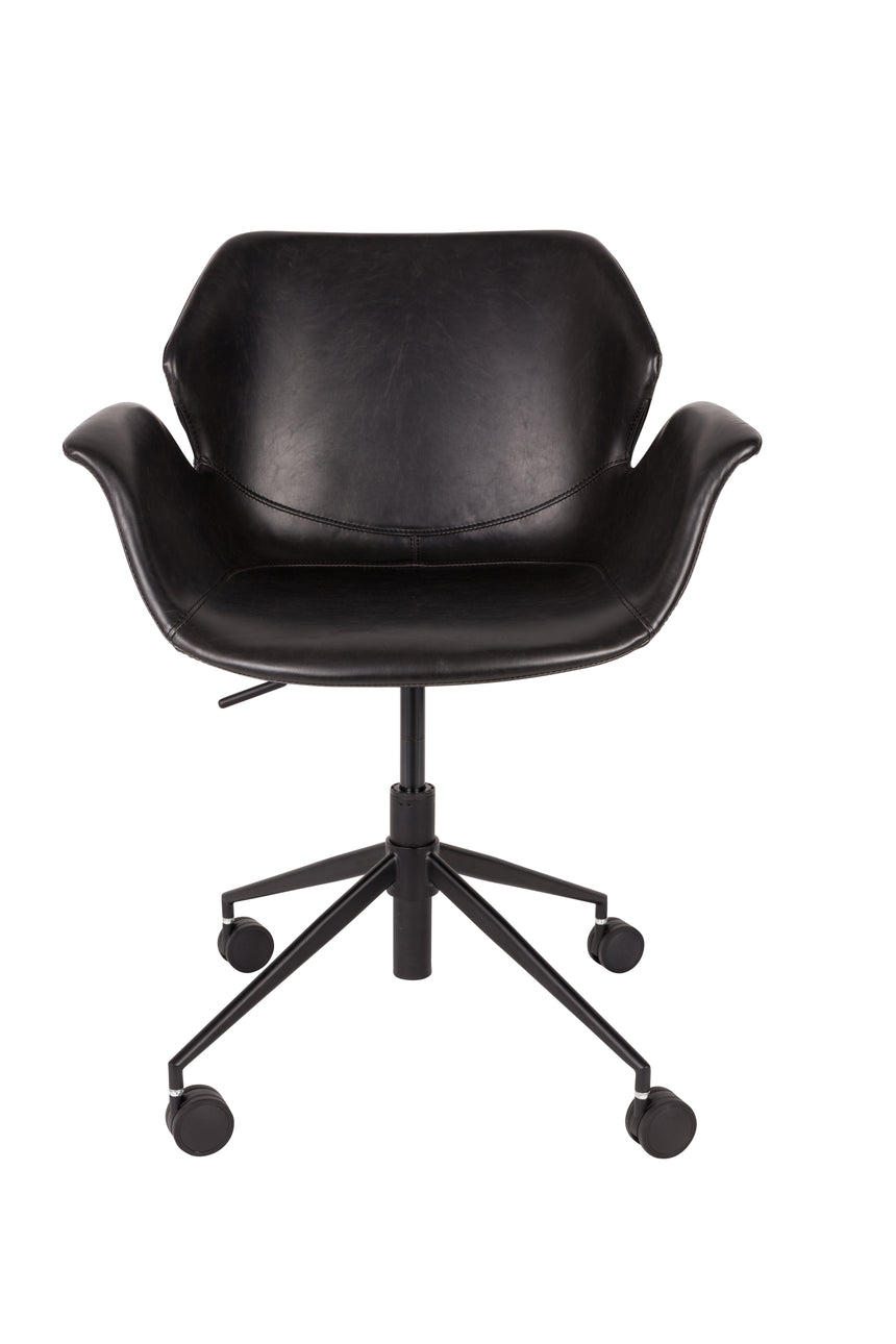 Nikki textilbőr gurulós szék