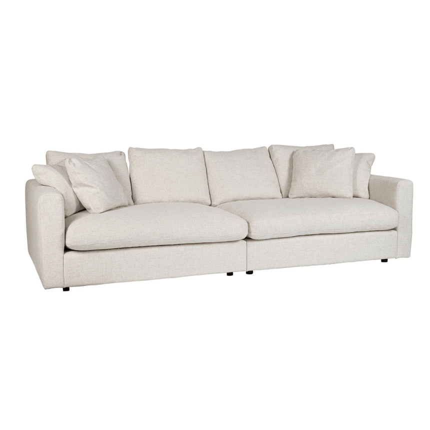 Sense 3-seater fabric sofa