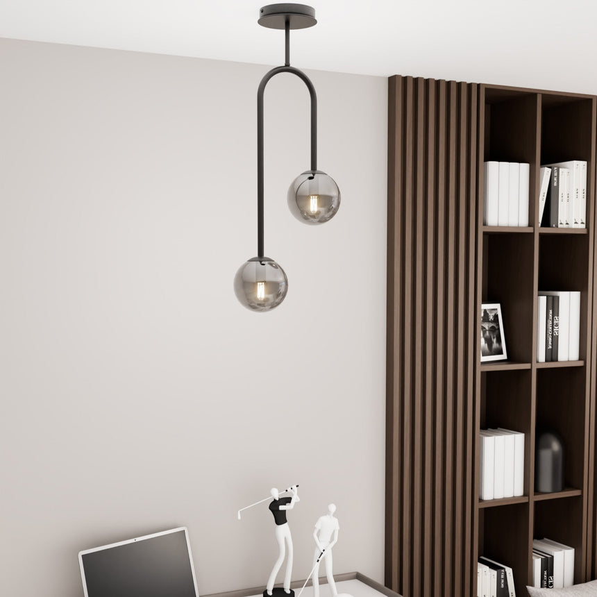 Atria 2 BL fém függőlámpa