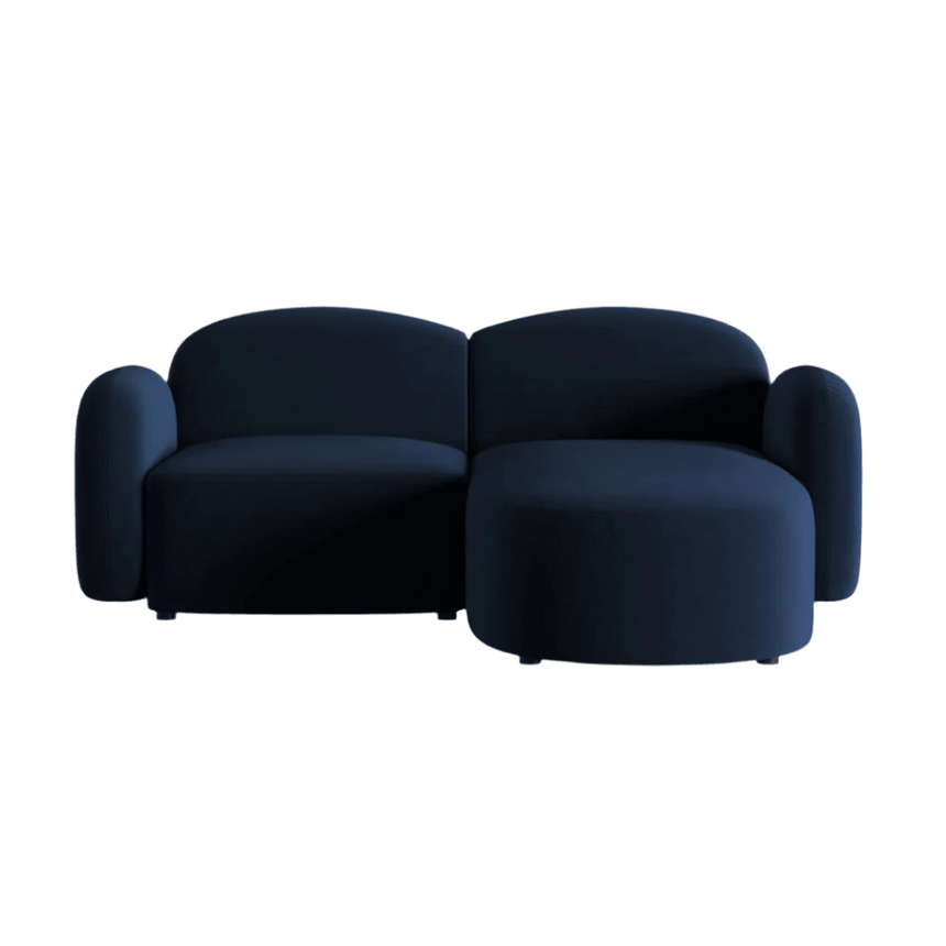 Blair jobbos bársony sarokkanapé 194x167