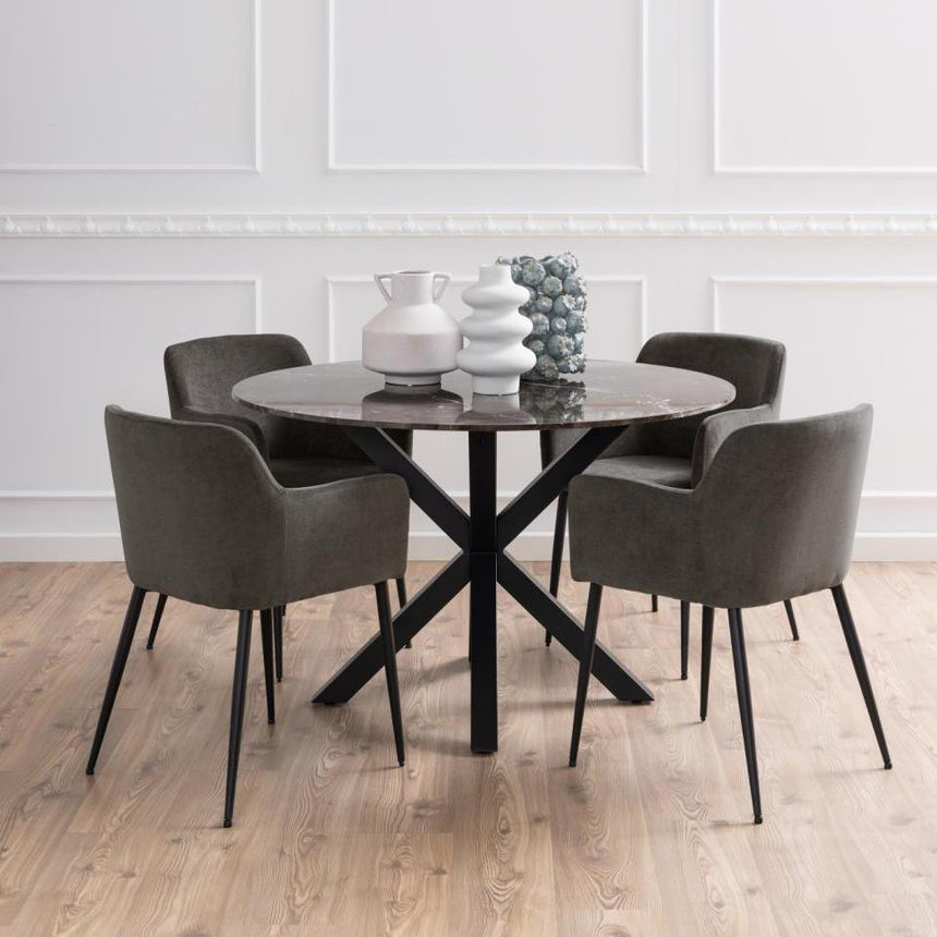 Heaven marble dining table Ø120