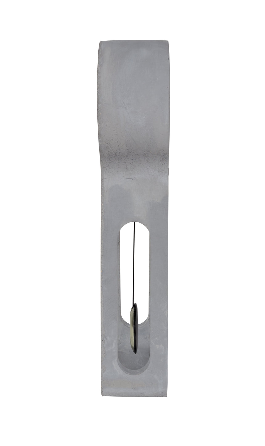 Pendulum time concrete table clock