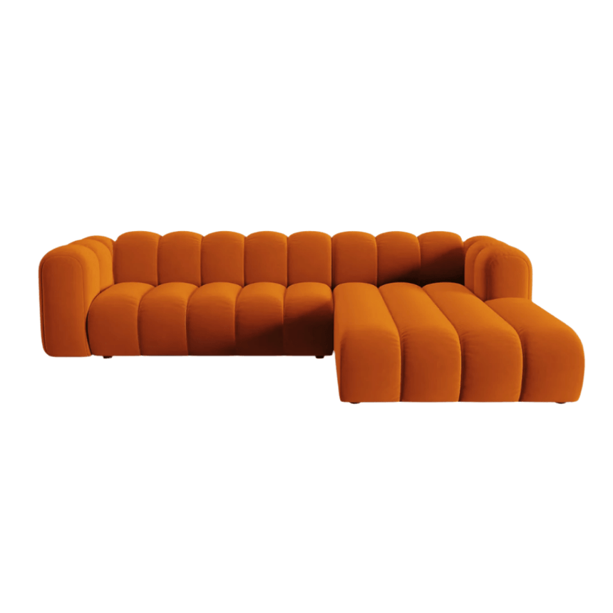 Lupine jobbos bársony sarokkanapé 288x175