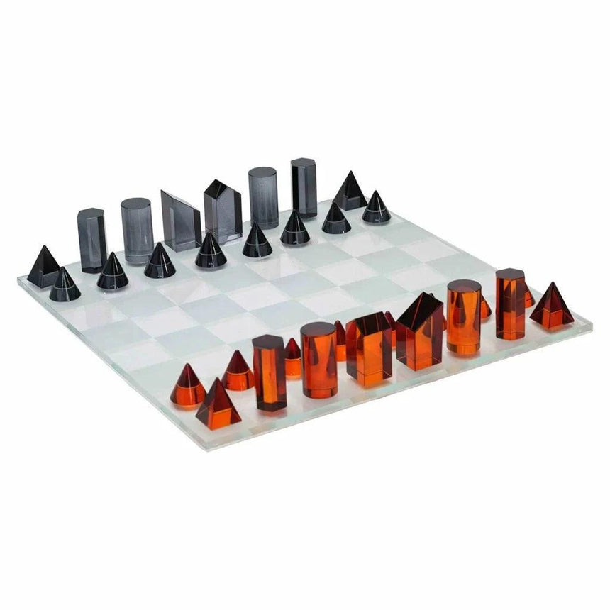 Zyenna glass chessboard
