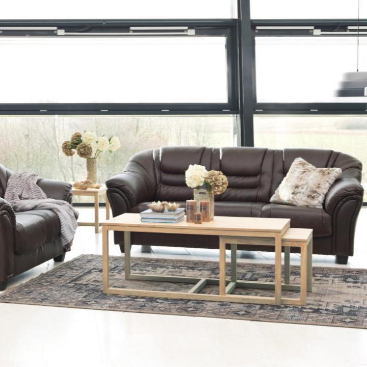 Cornus wood coffee table 120x60 set