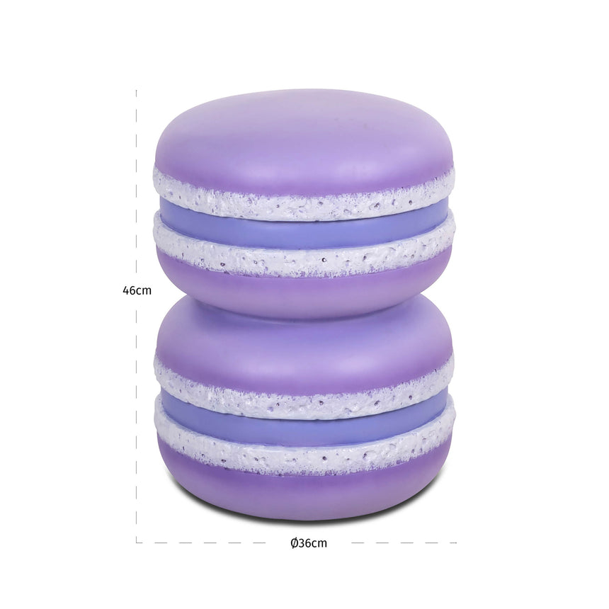 Macarons purple lerakóasztal