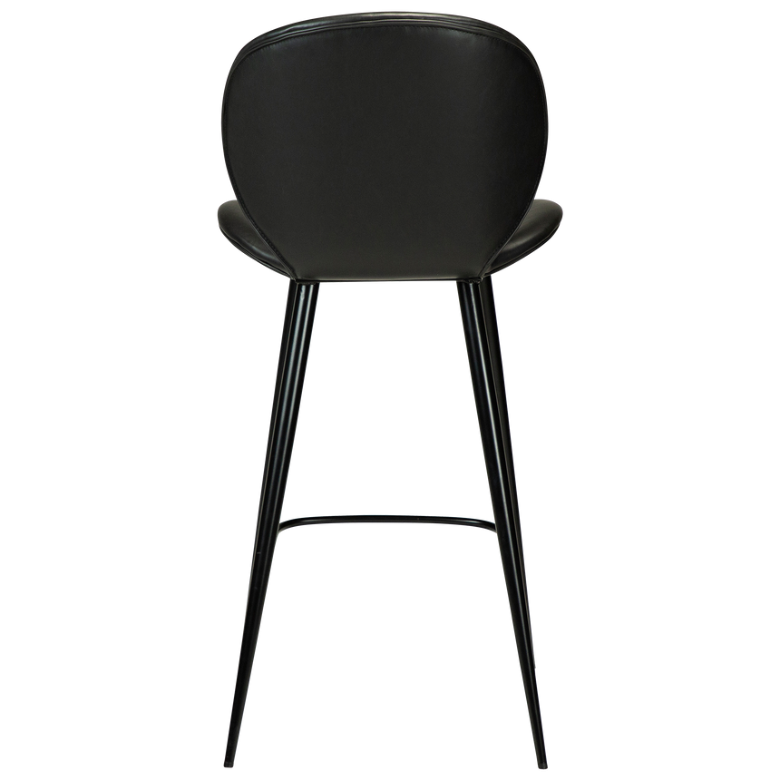 Cloud textile leather low bar stool
