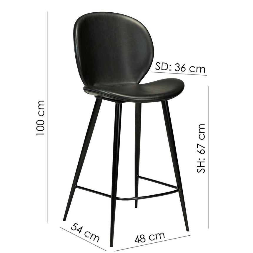 Cloud textilbőr alacsony bárszék-11