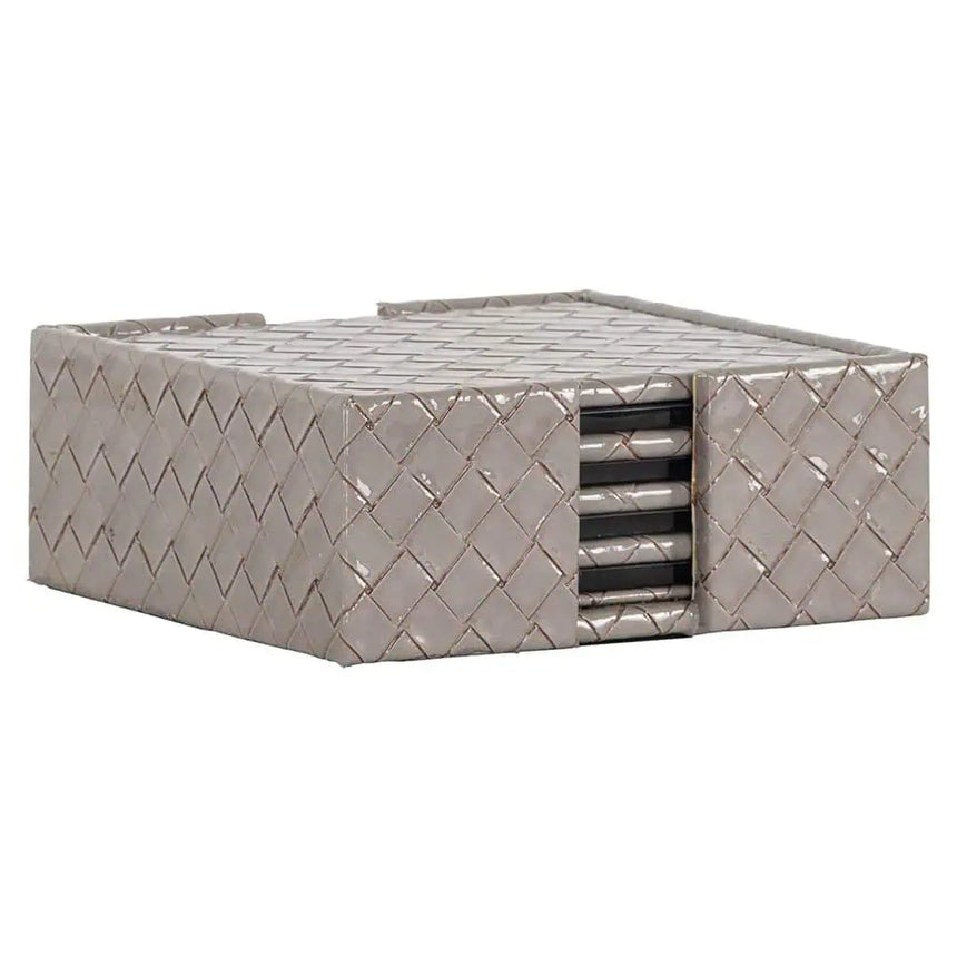 Vivi bőr poháralátét szettben