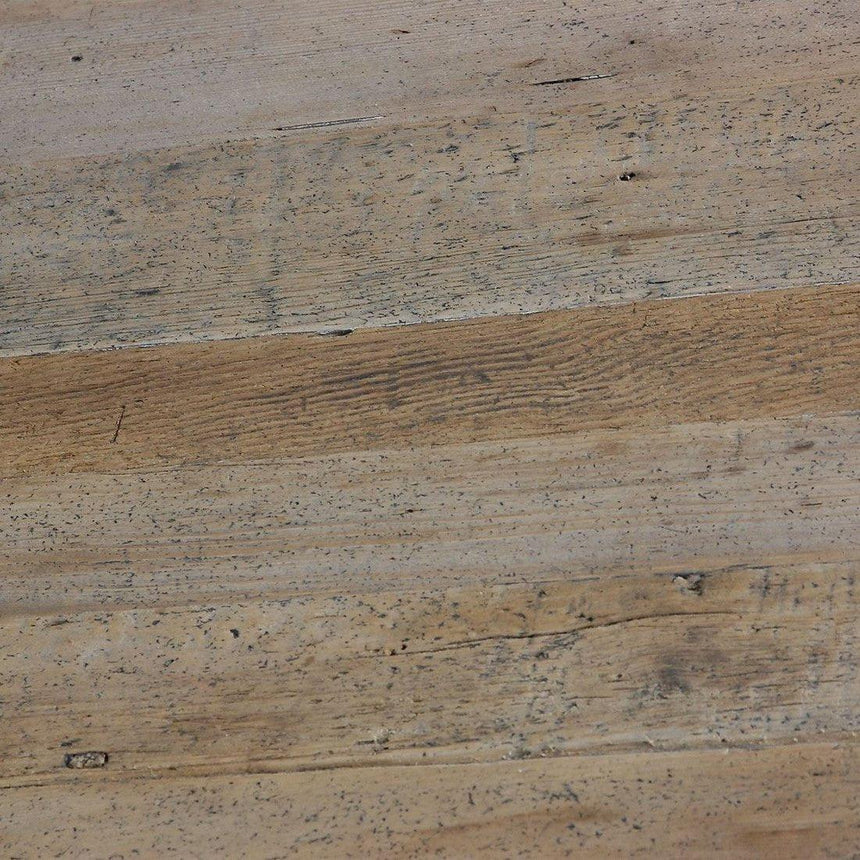 Column wooden dining table Ø180