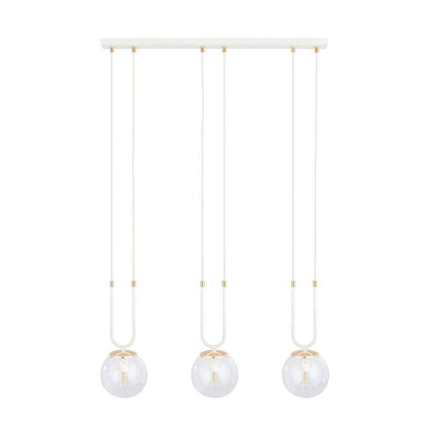 Glam 3 WH fém függőlámpa