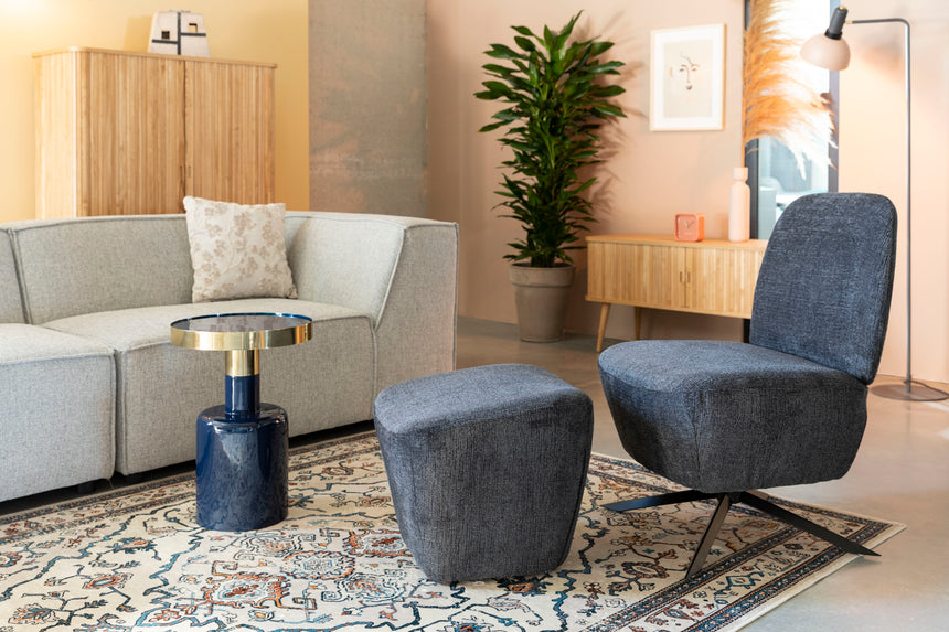 Glam fém lerakóasztal