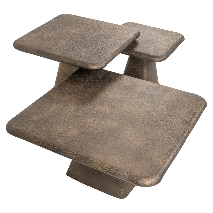 Marlie fém dohányzóasztal szettben