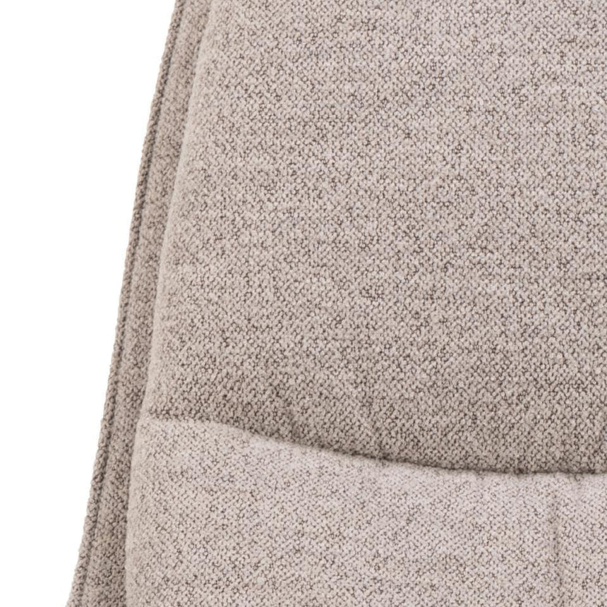 Bosley swivel bouclé armchair