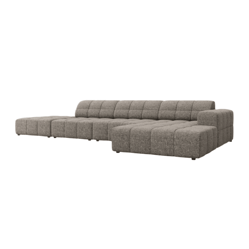 Jennifer right-hand chenille corner sofa 341x166
