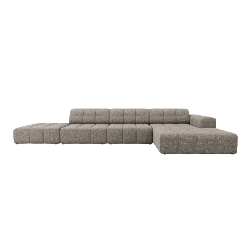 Jennifer right-hand chenille corner sofa 341x166