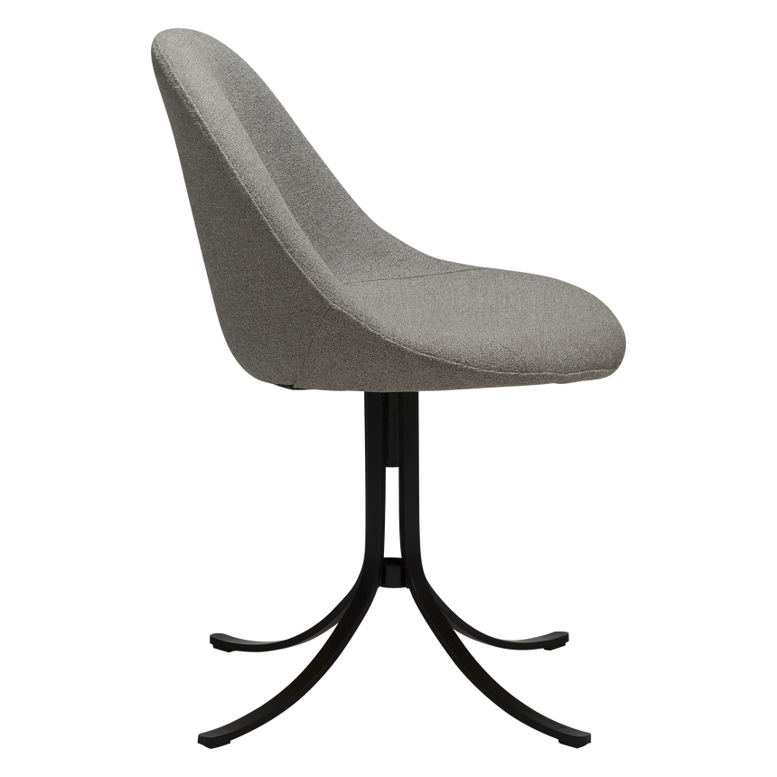 Dolo bouclé swivel chair