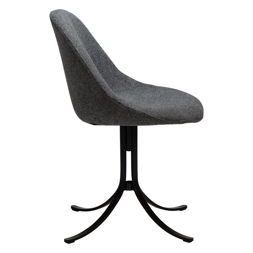 Dolo bouclé swivel chair