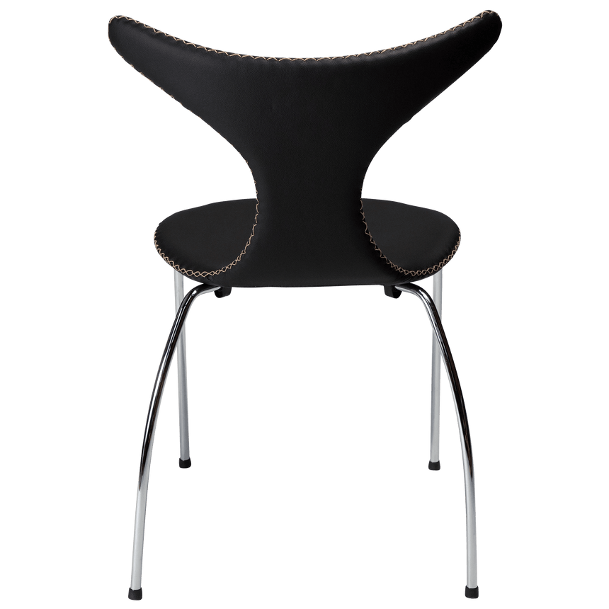 Dolphin bőr szék fém lábbal