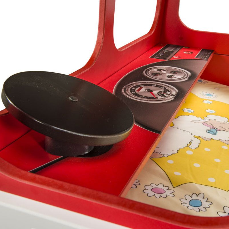 Fire Truck wooden bunk bed