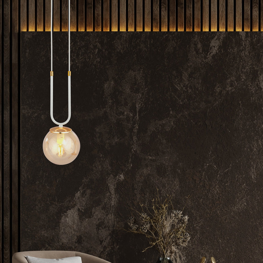 Glam 1 WH fém függőlámpa