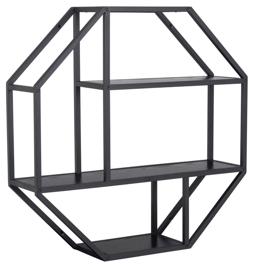 Seaford wooden wall shelf 77x77