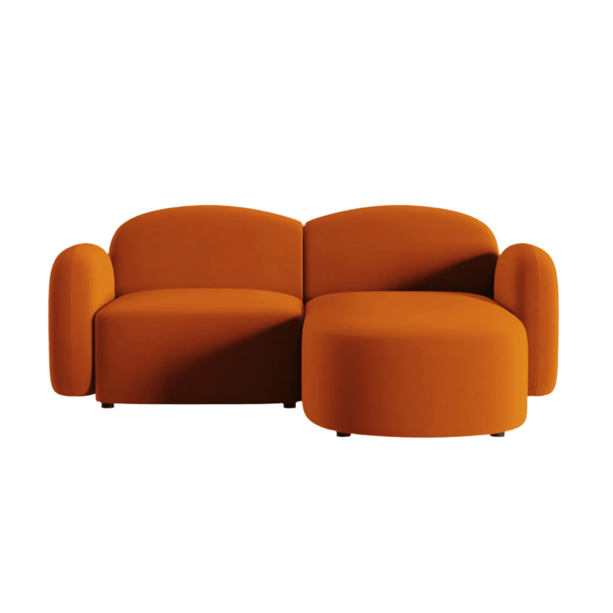 Blair jobbos bársony sarokkanapé 194x167