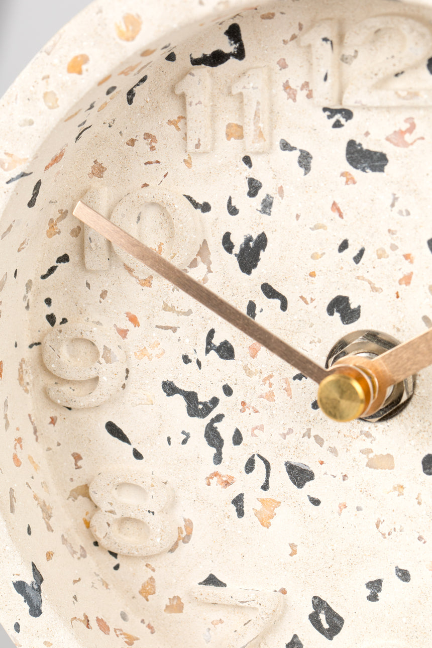 Pendulum time concrete table clock