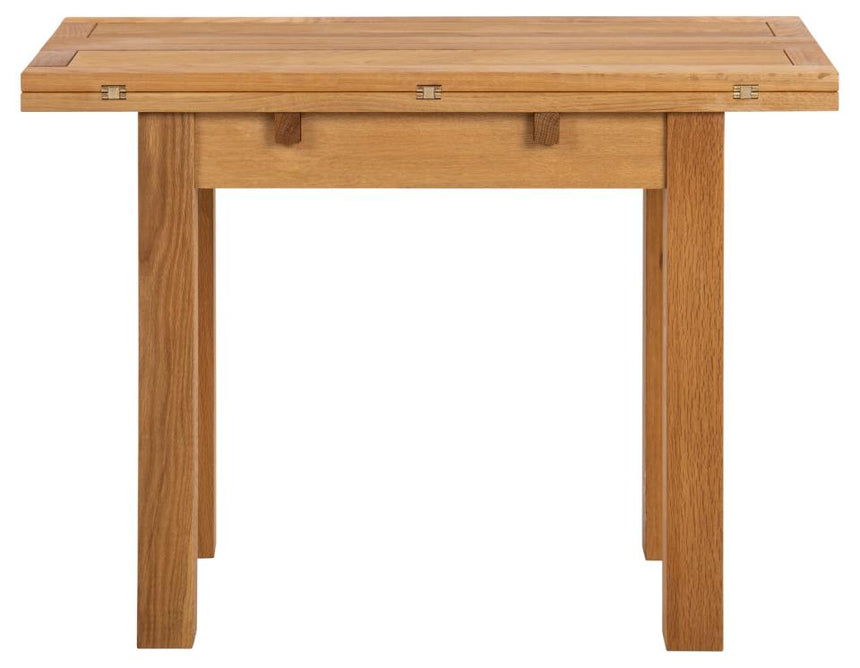 Keney extendable wooden dining table 100x90