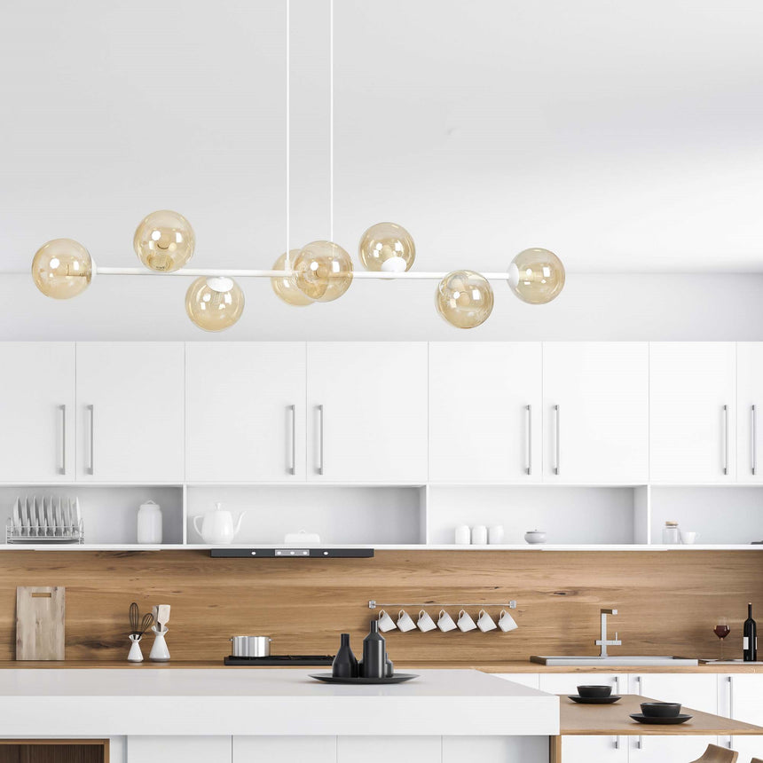 Rossi 8 WH fém függőlámpa