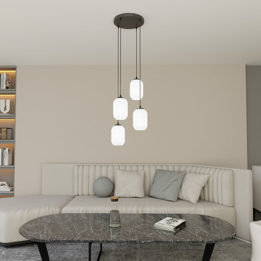 Verdi 4 Premium üveg függőlámpa