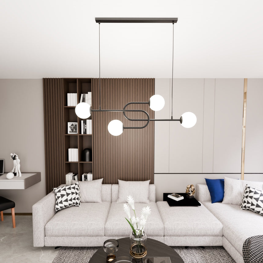 Atria 4 BL fém függőlámpa